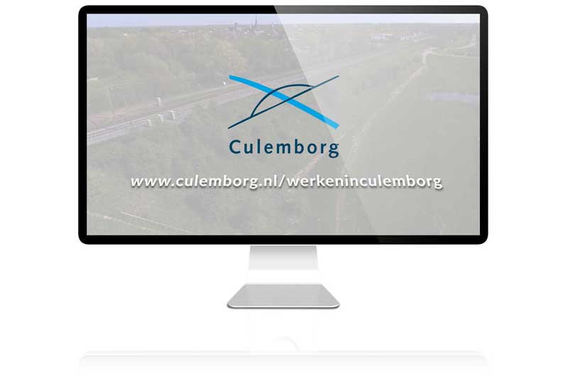 Gemeente Culemborg vroeg Aemotion een wervingsvideo te maken. producitem voicebooking, filmen en edit.